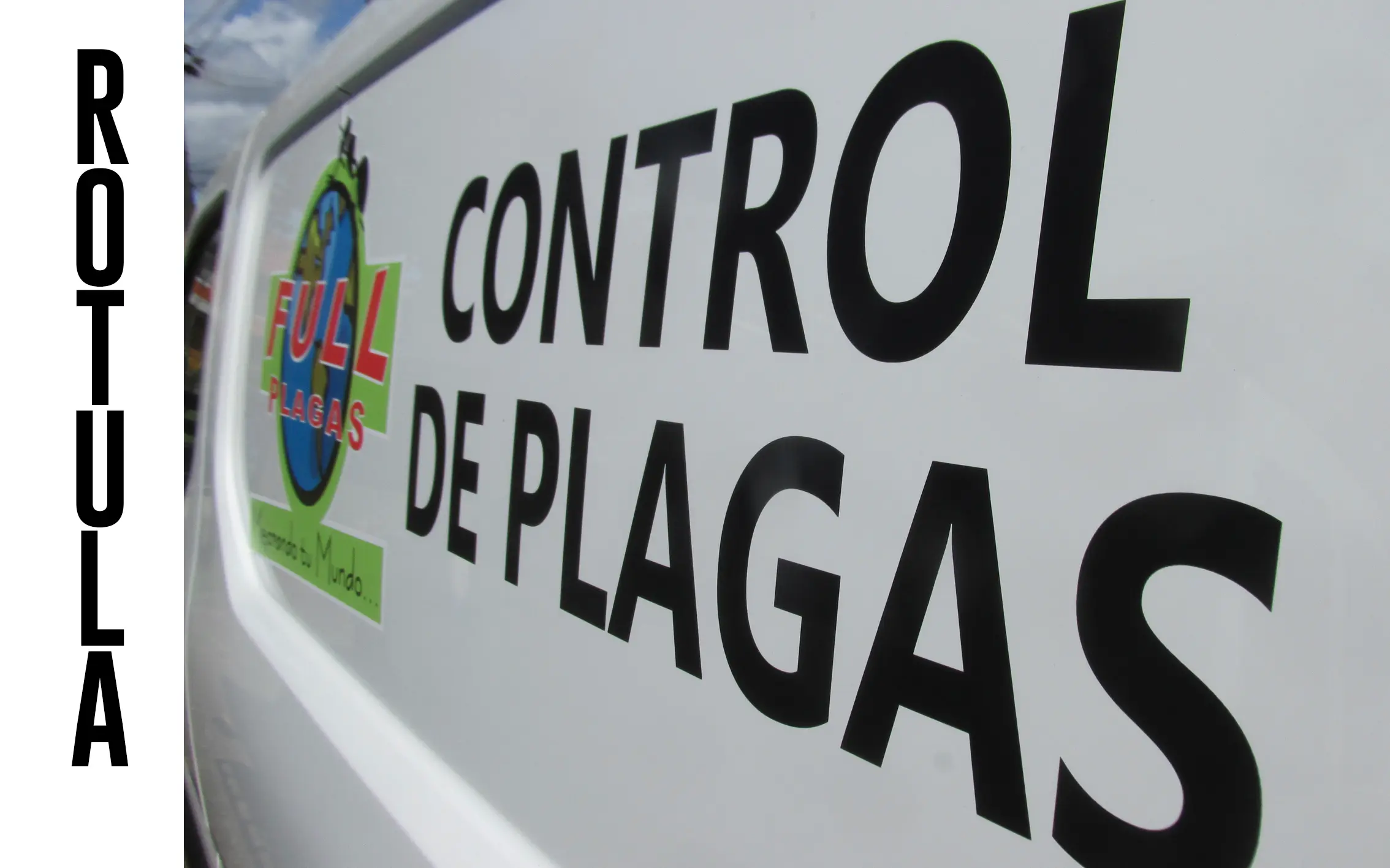 Rotulación Corporativa Full Plagas — proyecto de wrapping por JKP.PIXEL